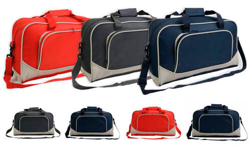 Borsa sport con tracolla Finitura a contrasto Borsa sport con tracolla Finitura a contrasto