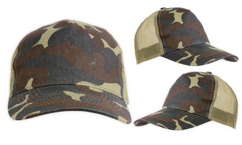 Cappellino cotone mimetico personalizzazione serigrafica Cappellino cotone mimetico personalizzazione serigrafica
