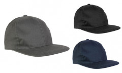 Cappellino in cotone pesante visiera dritta Cappellino in cotone pesante visiera dritta