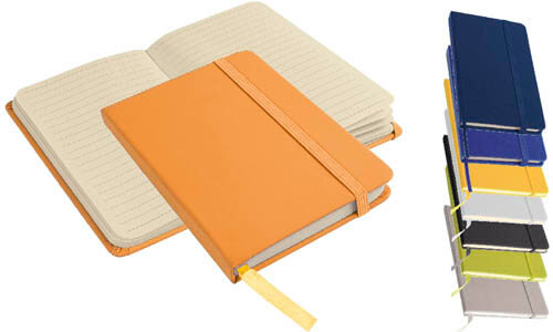 Quaderno a righe con elastico personalizzabile con il vostro logo Quaderno a righe con elastico personalizzabile con il vostro logo