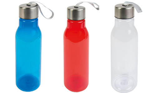 Borraccia plastica trasparente personalizzabile Borraccia plastica trasparente personalizzabile
