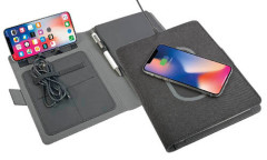 Cartella congressi con caricatore wireless Cartella congressi con caricatore wireless