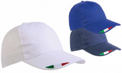 Cappellini in cotone tricolore Cappellini in cotone tricolore