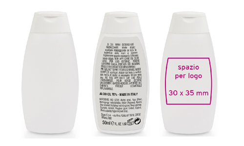 Gel mani igienizzante made in Italy 50 ml Promozionali