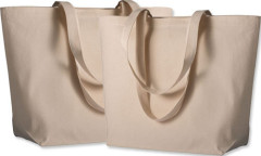 Shopper con soffietto - Big - ecru serie End Shopper con soffietto - Big - ecru serie End