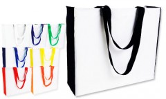 Borse poliestere subli bag manici soffietto colorati Borse poliestere subli bag manici soffietto colorati