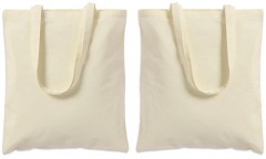 Shopper ecru con manico lungo Serie Top