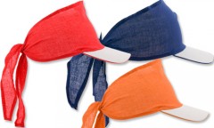 Visiera parasole con bandana Visiera parasole con bandana