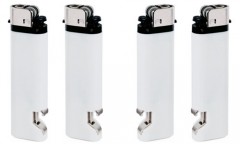 Accendino apribottiglia Bianco