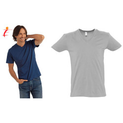 T-shirt con collo a V T-shirt con collo a V