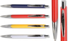 Penna a scatto corpo colori opachi Penna a scatto corpo colori opachi