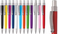 Penne plastica e Metallo Satinato Penne plastica e Metallo Satinato