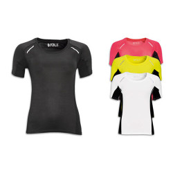 Maglia donna, Tecnica Sport dettagli riflettenti Maglia donna, Tecnica Sport dettagli riflettenti
