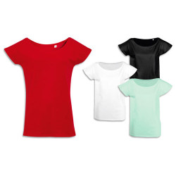 T-shirt lunga donna, maniche Kimono T-shirt lunga donna, maniche Kimono