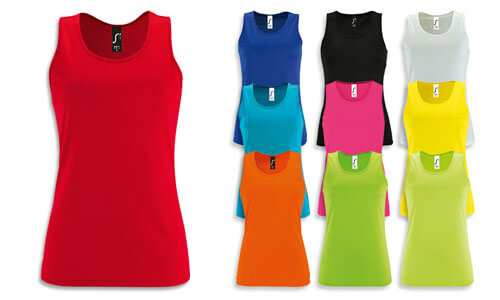 Canottiera donna modello Sporty TT Women Traspirante Canottiera donna modello Sporty TT Women Traspirante