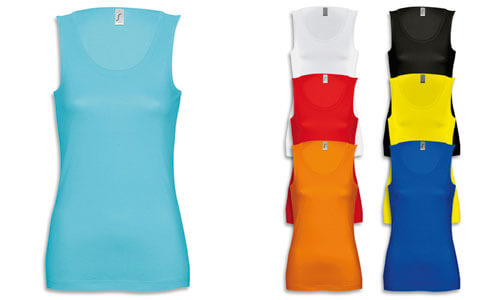 Canotta donna modello Jane in cotone leggero