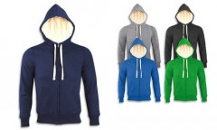 Felpa unisex con interno e cappuccio foderati