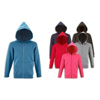 Felpa bambino Full Zip con cappuccio Felpa bambino Full Zip con cappuccio
