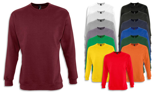 Felpa unisex modello New Supreme in cotone e poliestere