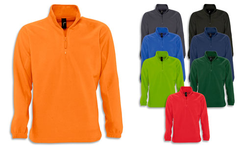 Felpa in pile modello unisex in poliestere Ness