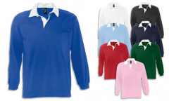 Polo unisex stile rugby, Jersey 280gr. Polo unisex stile rugby, Jersey 280gr.