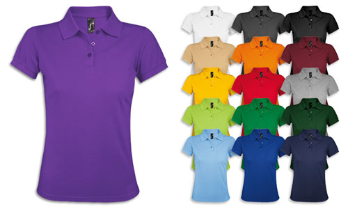 Polo donna modello Prime Women piqué 200gr. Polo donna modello Prime Women piqué 200gr.