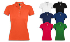 Polo donna Punto vita Sfiancato 4 bottoni Polo donna Punto vita Sfiancato 4 bottoni
