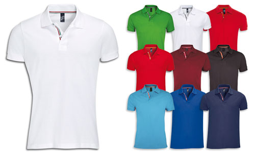 Polo uomo finiture Tricolori Polo uomo finiture Tricolori
