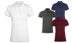 Polo donna a Pois manica corta Polo donna a Pois manica corta