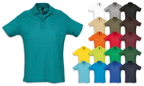 Polo uomo modello Summer II a tre bottoni