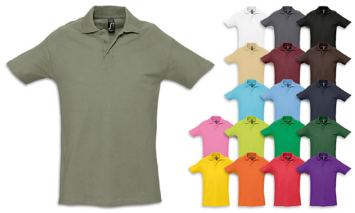 Polo uomo modello Spring II perfetta per il ricamo