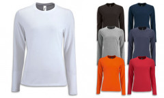 Maglietta donna, stile classico in Jersey 190gr. Maglietta donna, stile classico in Jersey 190gr.