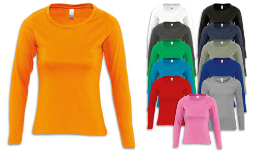 T-shirt donna modello Majestic